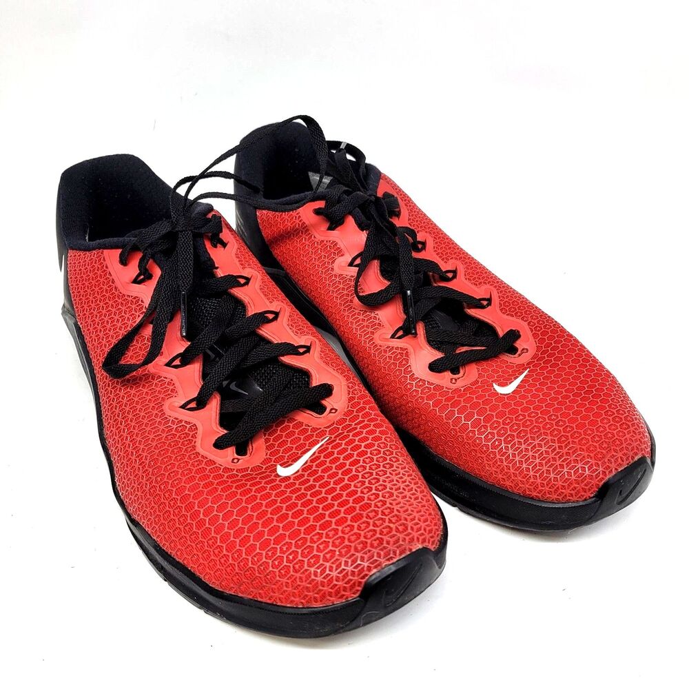 Nike CJ5613-991 Metcon 5 Trainers Mens Red/ Black Crossfit Shoes US 9.5 EUR 43